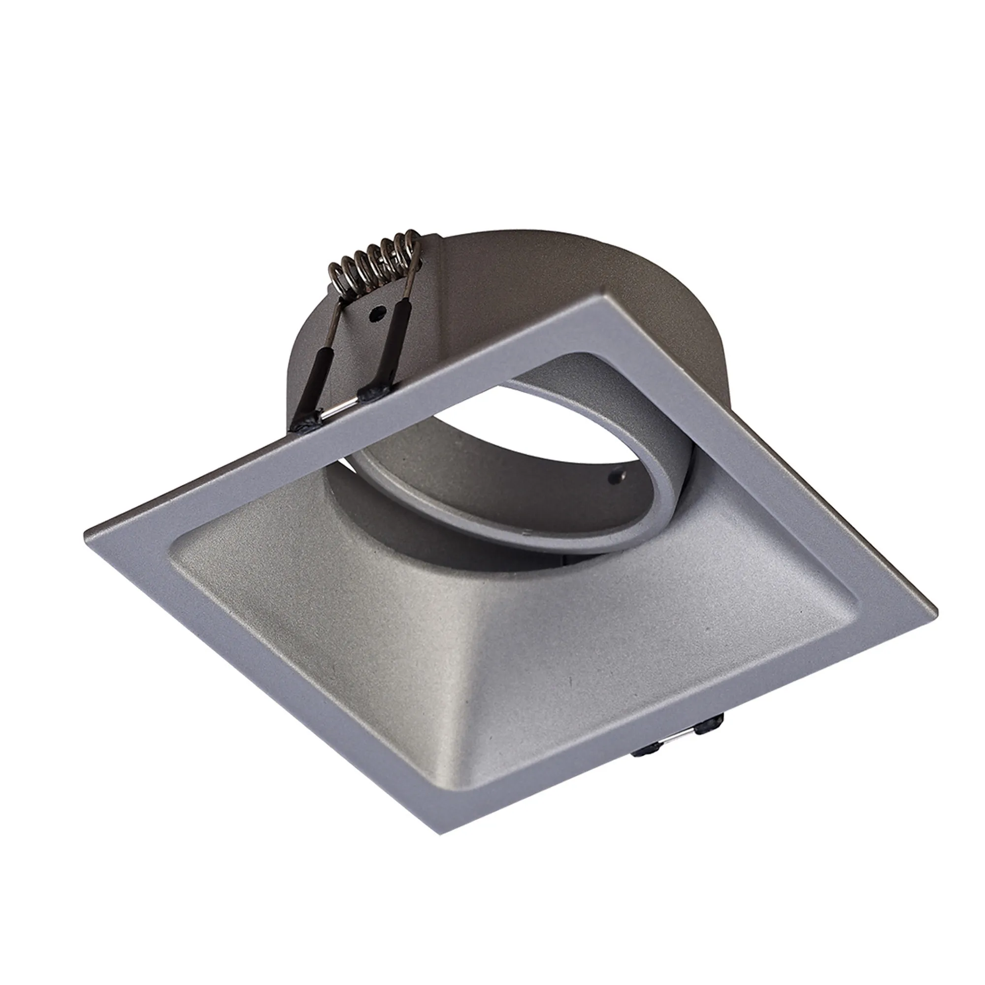 MC0163  Comfort 9.2cm Square Downlight Matt Silver